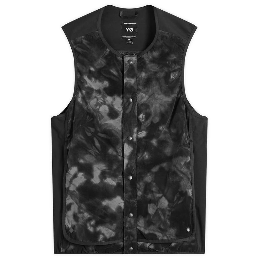 Liivi Y-3 Flock Nylon Shell Crew Vest Harmaa | JI5647