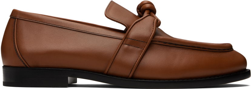 Tennarit ja kengät Bottega Veneta Bottega Veneta Astaire Leather Loafers Ruskea | 796445V4AF02742