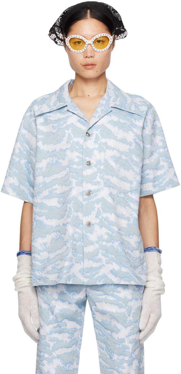 Paita Anna Sui Anna Sui Exclusive Printed Shirt Sininen | M1024D20