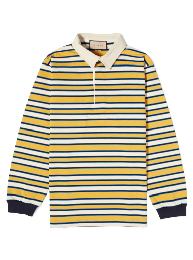 Paita Gucci Stripe Rugby Shirt "Multi" Beige | 758531-XJFX3-7218