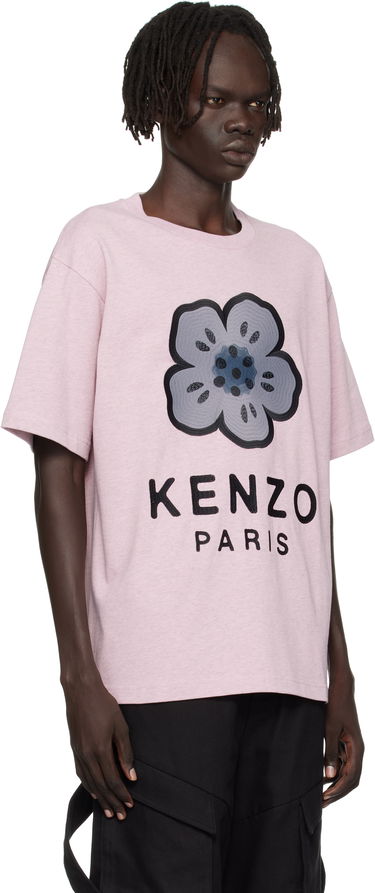 T-paita KENZO Kenzo Paris 'Boke Flower' Embroidered Oversized T-Shirt Vaaleanpunainen | FF65TS4574SI, 1
