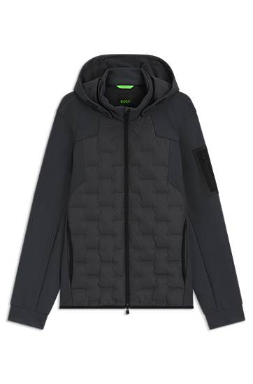Takki BOSS Down-filled Hooded Jacket Musta | 50541045