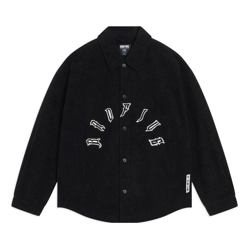 Takki Li-Ning BadFive Corduroy Jacket Musta | AFDT051-5