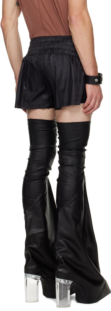 Shortsit Rick Owens Concordians Boxing Shorts Musta | RR02E1302 NP, 2