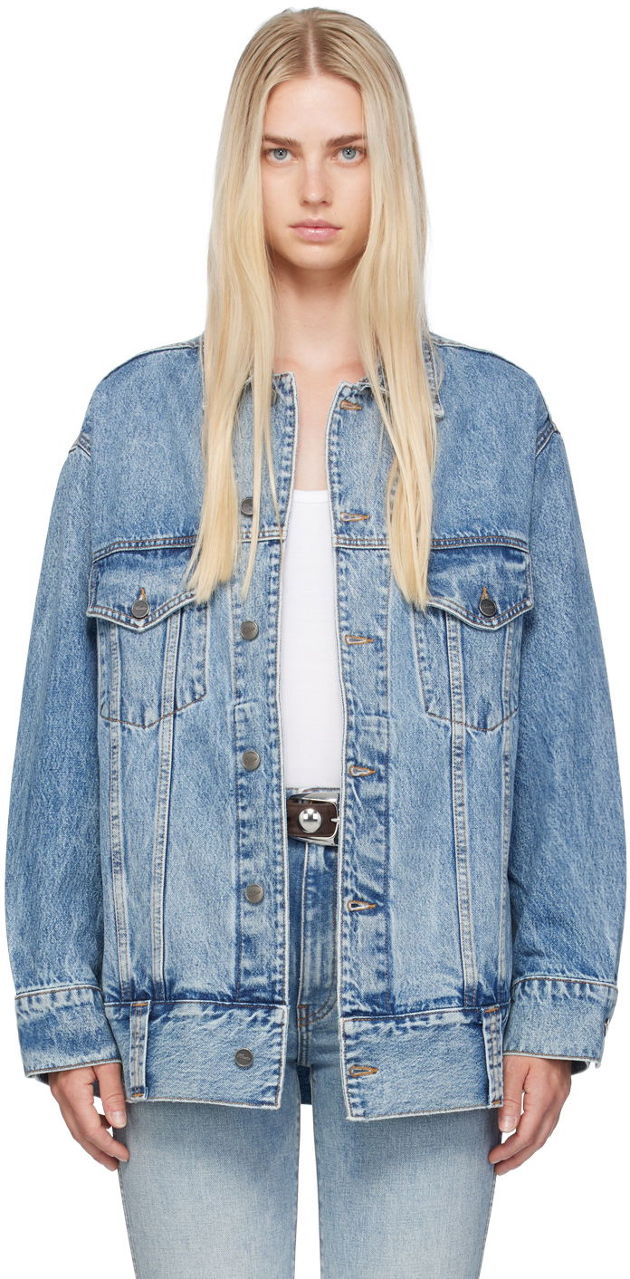 Takki Khaite Blue 'The Grizzo' Denim Jacket Sininen | 1098-094