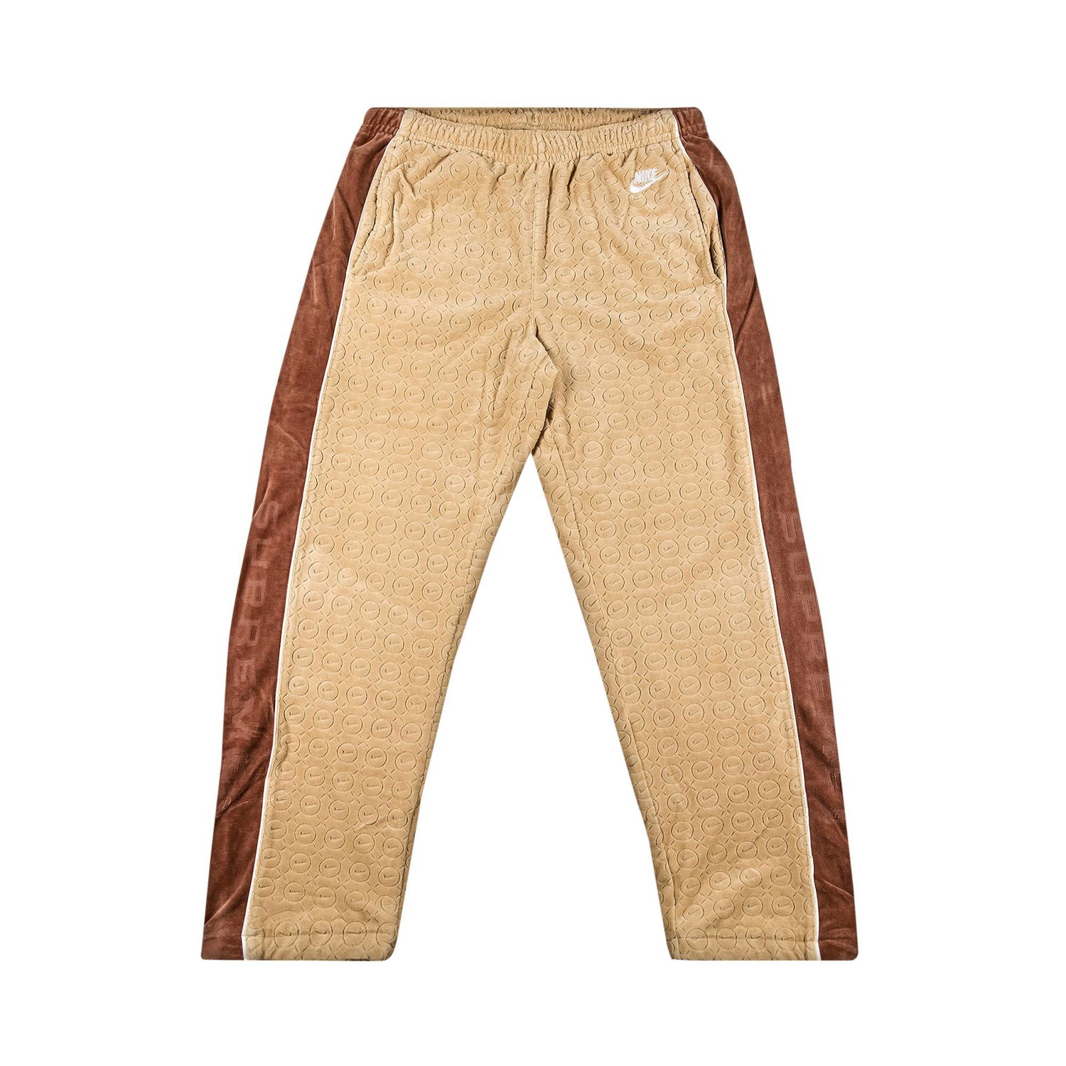 Housut Supreme Nike x Velour Track Pant Beige | SS21P6 TAN, 1