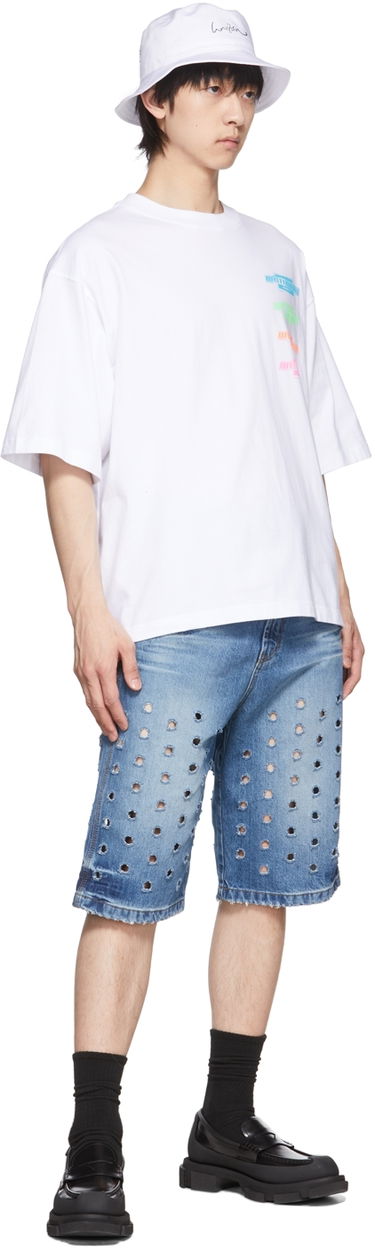 Korkki We11done We11done Hotfix Star Bucket Hat Valkoinen | WD-AH1-22-410-U-WH, 3