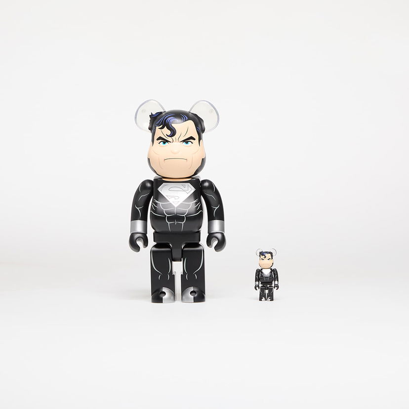 Keräilykelpoinen Medicom Toy BE@RBRICK Superman (Return Of Superman Ver.) 100% & 400% Figure Set Musta | 4530956618104