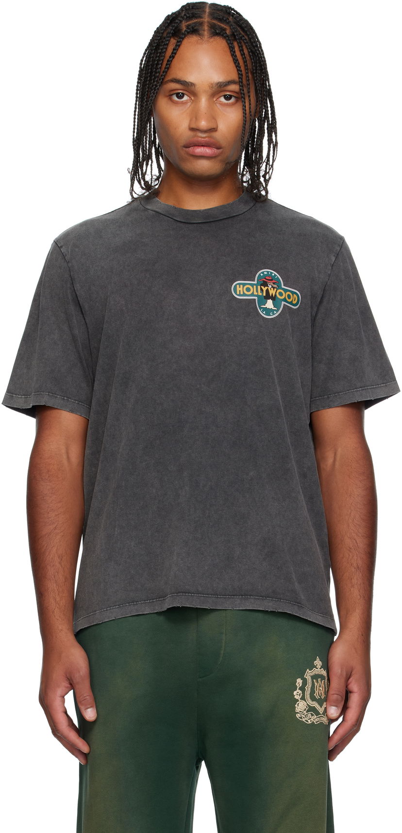 T-paita AMIRI AMIRI 'Hollywood' Wolf Graphic T-Shirt Musta | AMJYTE1266