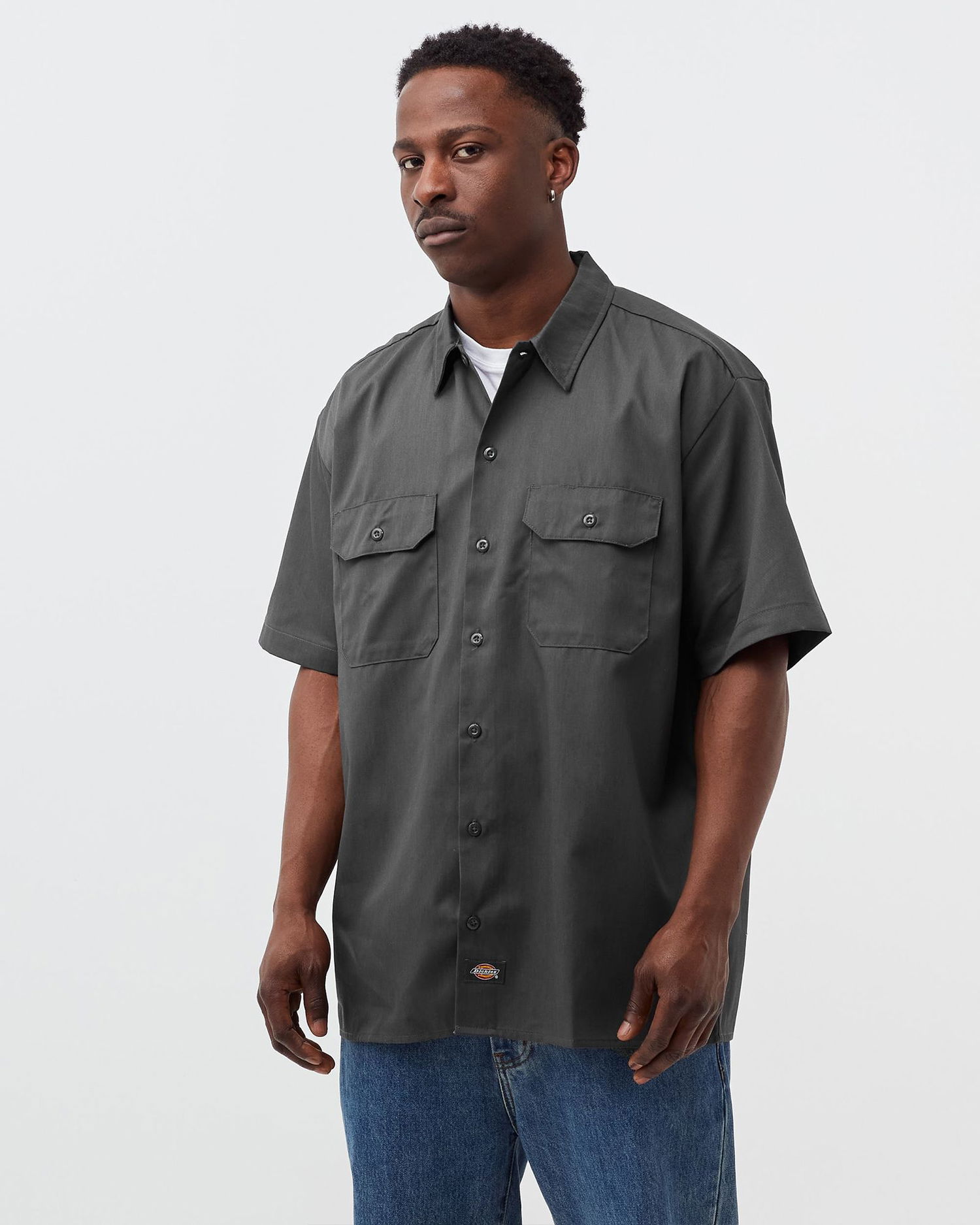Paita Dickies WORK SHIRT Harmaa | 195438425096, 1