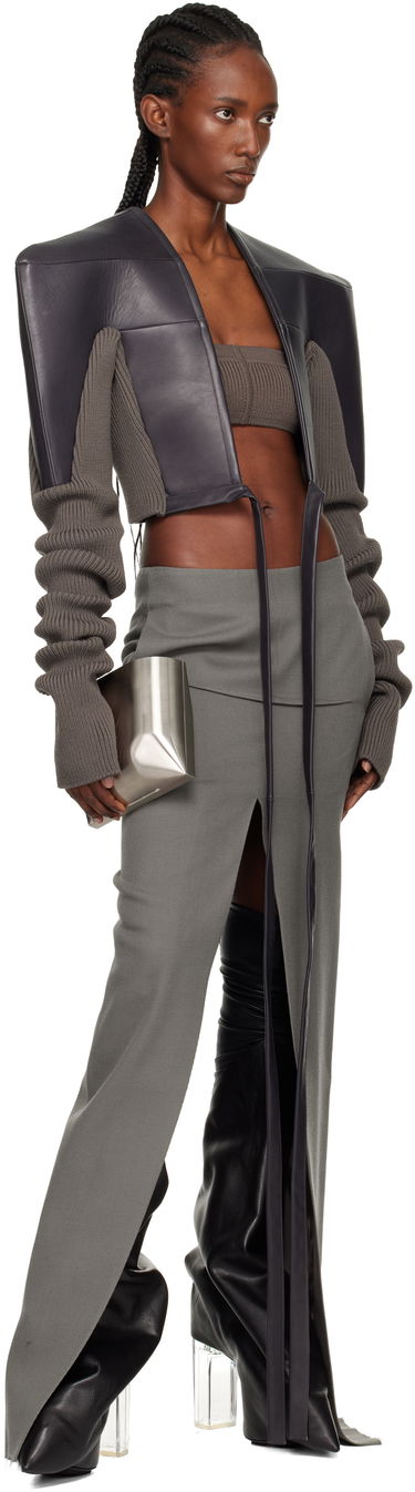 Hame Rick Owens Concordians Sliced Maxi Skirt Harmaa | RO02E4387 WD, 3