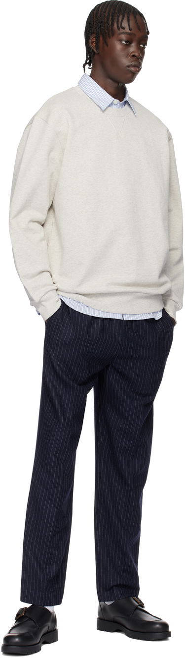 Huppari A.P.C. Label H Crewneck Sweatshirt Harmaa | COHCM-H27964, 3