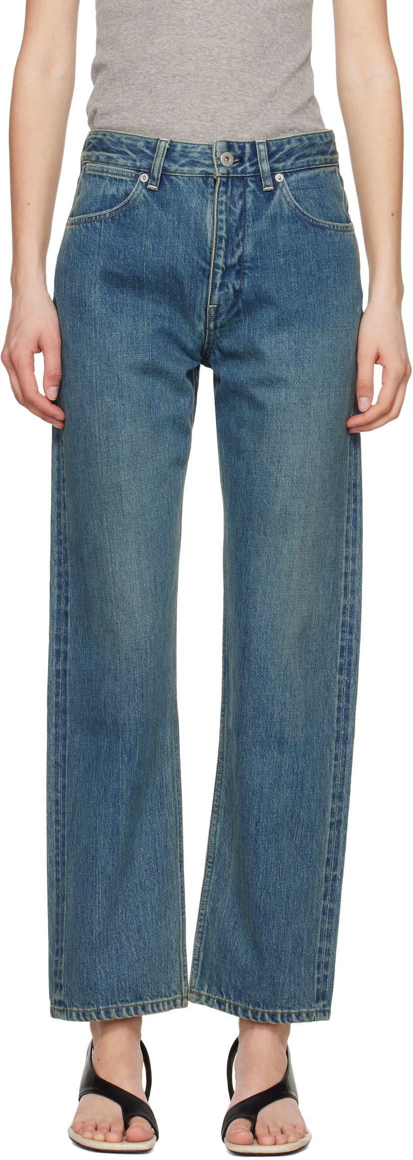 Jeans Jil Sander Jil Sander Slim Fit Jeans Sininen | J40KA0243_J45291