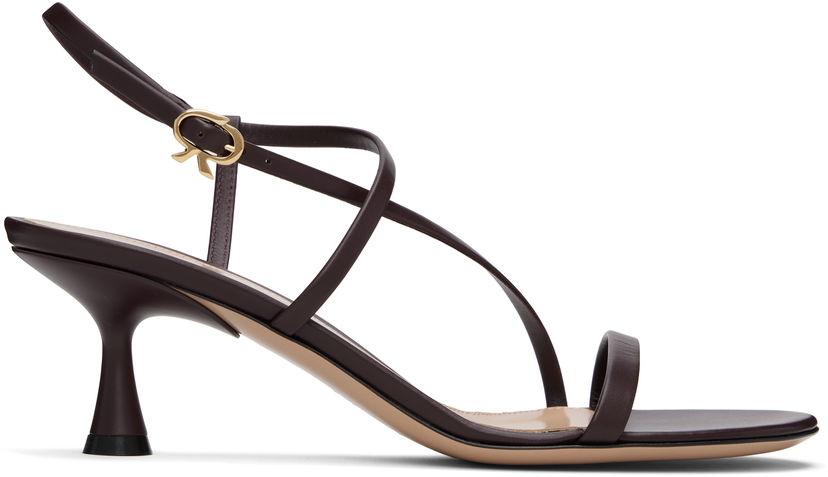 Asusteet Gianvito Rossi Gianvito Rossi Strappy 55 Heeled Sandals Burgundia | G32225-55LAC-VGI