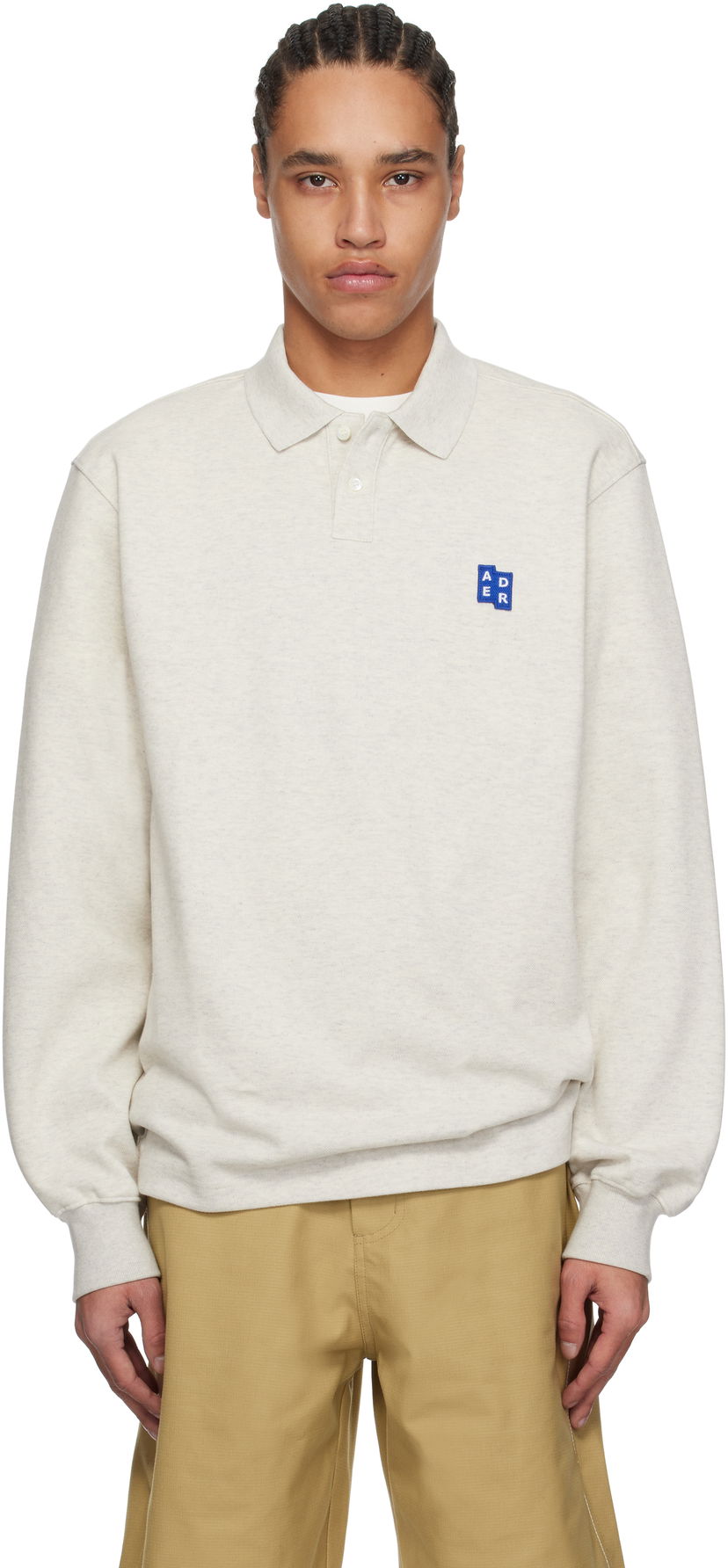 Poolopaita ADER ERROR ADER error Significant TRS Tag 04 Polo Harmaa | BO42FYPL0101OT
