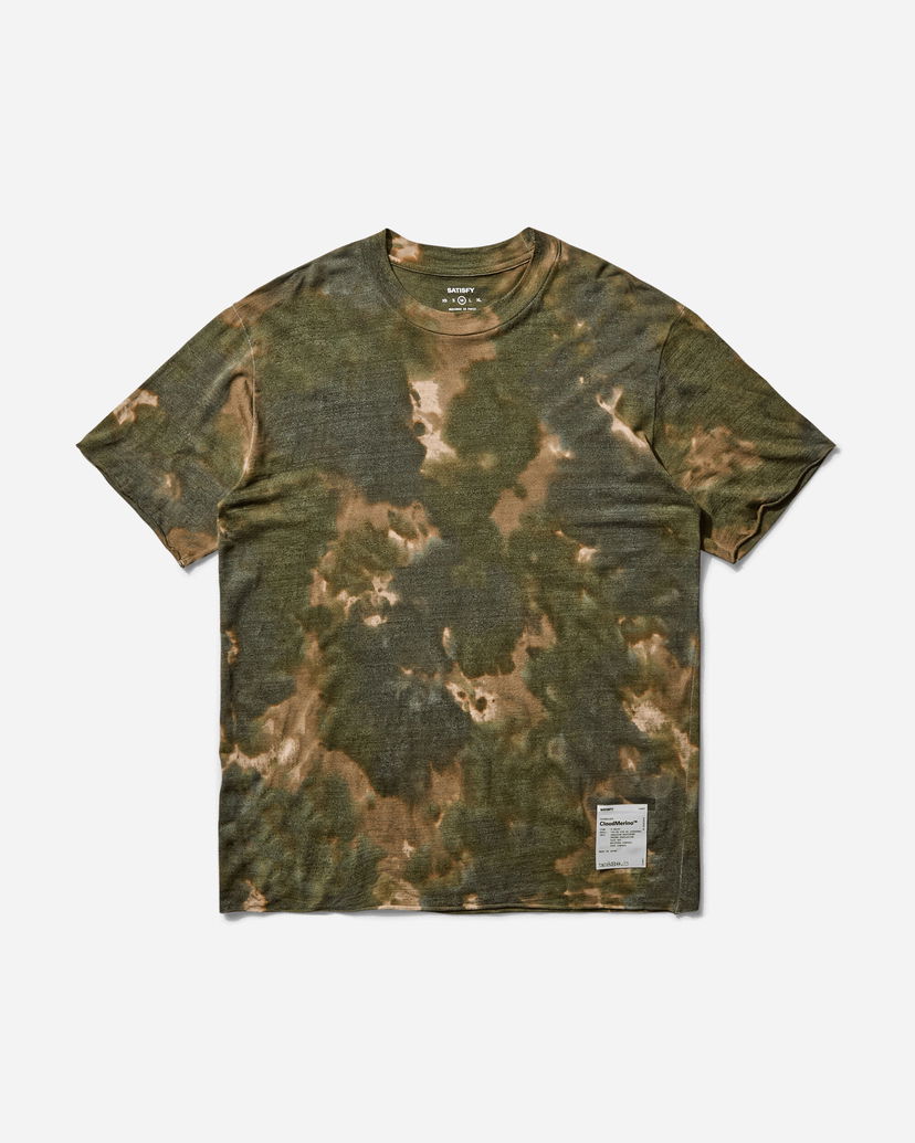 T-paita Satisfy CloudMerino Batik T-Shirt Vihreä | 11047 BMO