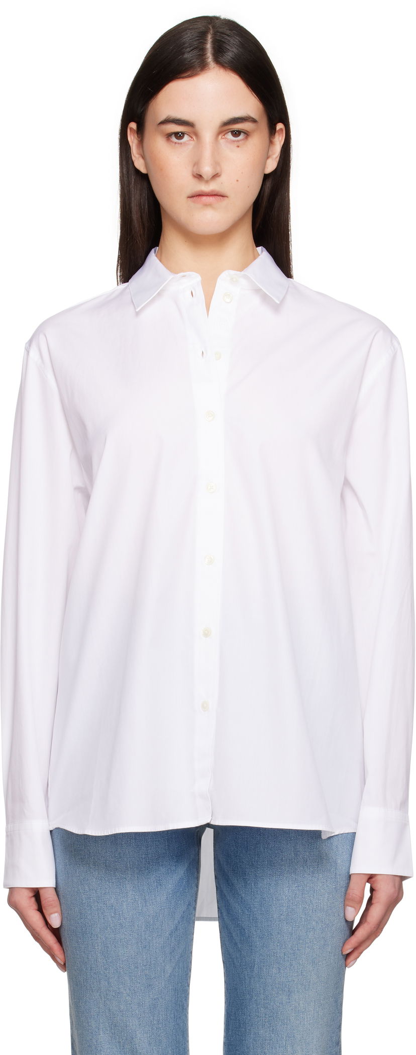 Paita Anine Bing Anine Bing Essie Button-Down Shirt Valkoinen | A-07-11028-WTI26