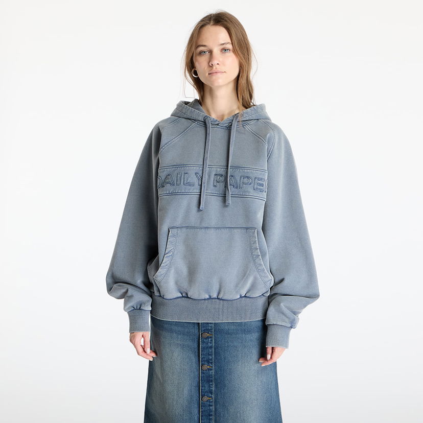 Huppari DAILY PAPER Daily Paper Garment Wash Hoodie Sininen | 2511164