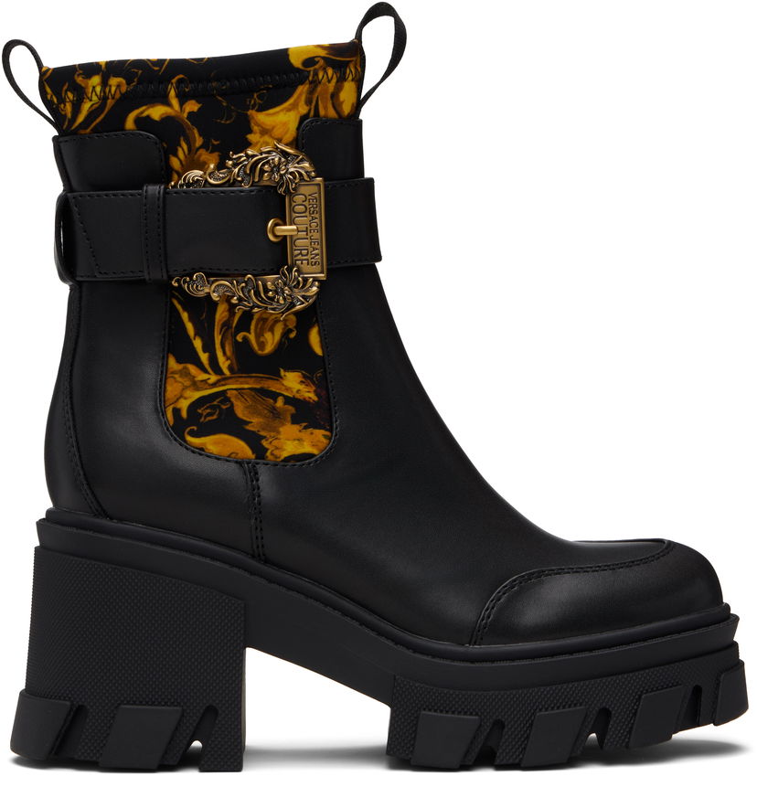Tennarit ja kengät Versace Versace Jeans Couture Sophie Chain Chelsea Boots Musta | E79VA3S84_EZS867