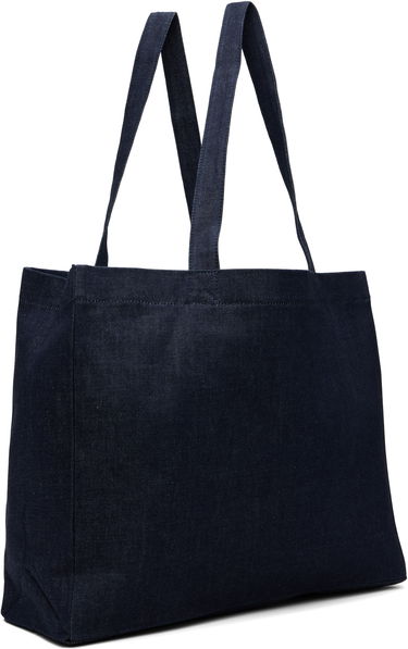 Kangaskassi A.P.C. A.P.C. Daniela Shopping Tote Tummansininen | COHIZ-M61446, 4