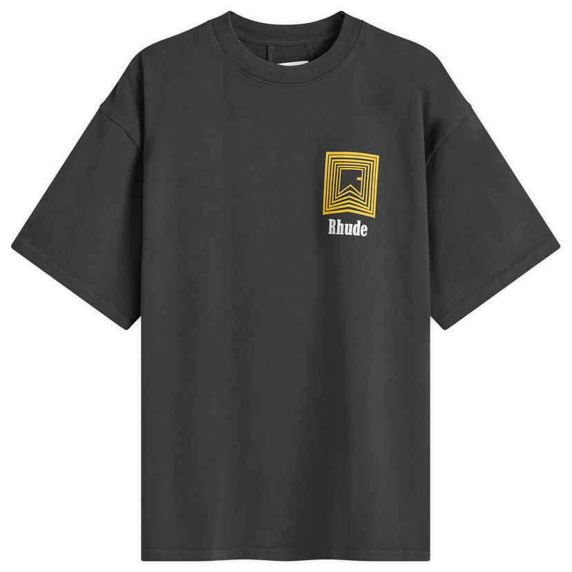 T-paita Rhude Chevron Logo T-Shirt Musta | RHFW24TT060122306