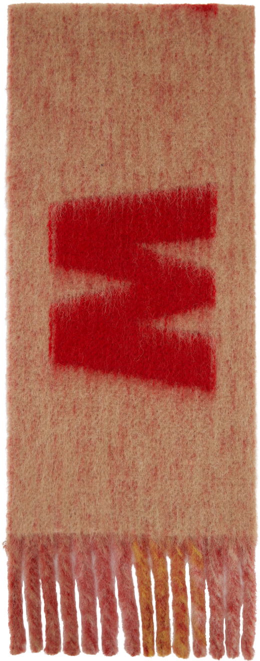 Huivi Marni Logo Scarf Oranssi | SCZC0063A0 UAW017