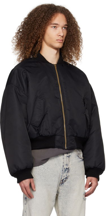 Bomber-takki We11done Puff Bomber Jacket Musta | WD-JP0-24-102-U-BK, 1