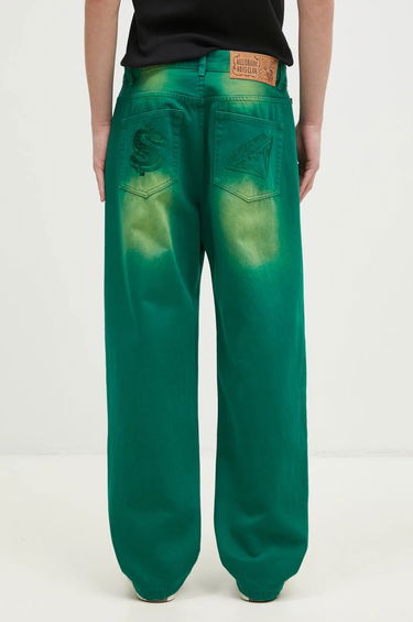 Jeans BILLIONAIRE BOYS CLUB Billionaire Boys Club Green Dyed Denim Pants Vihreä | B24427, 2