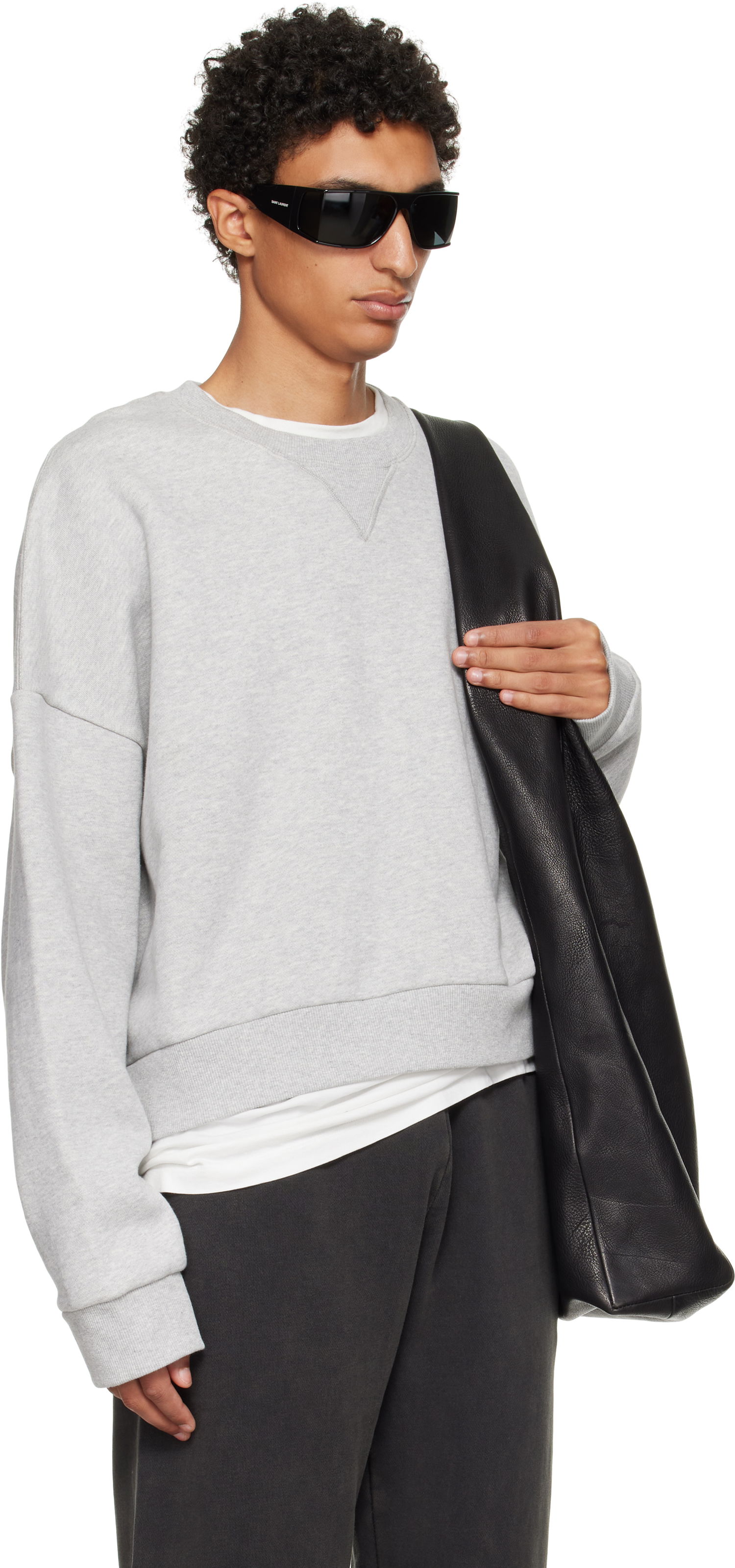 Huppari Entire Studios Entire Studios Box Crew Sweatshirt Harmaa | ES2126SI, 1