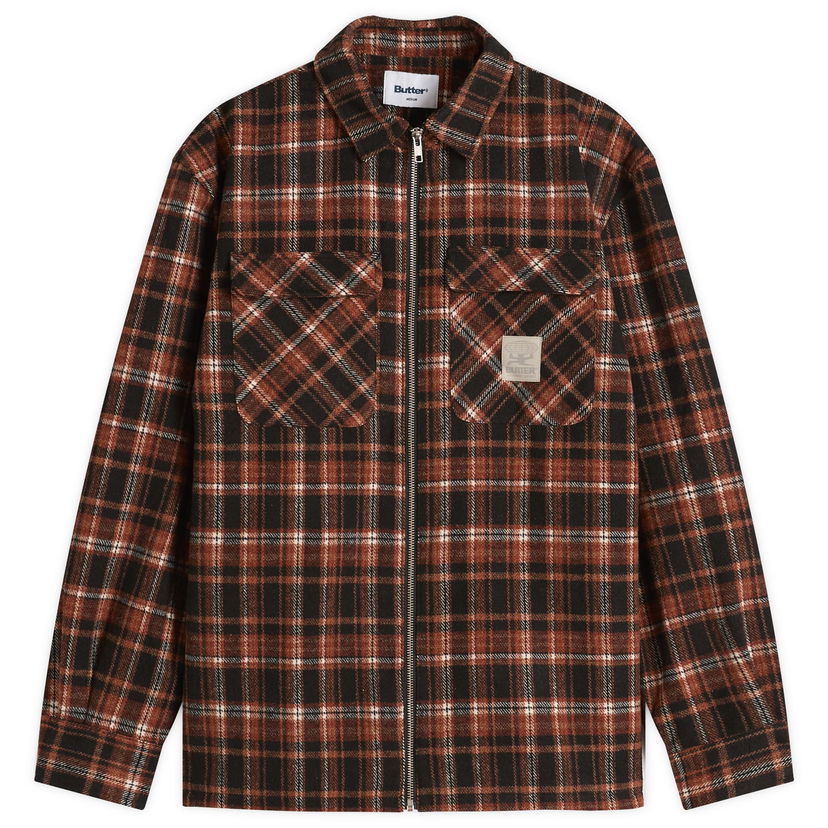 Takki Butter Goods Woods Shirt Jacket Ruskea | BG253601-Sun