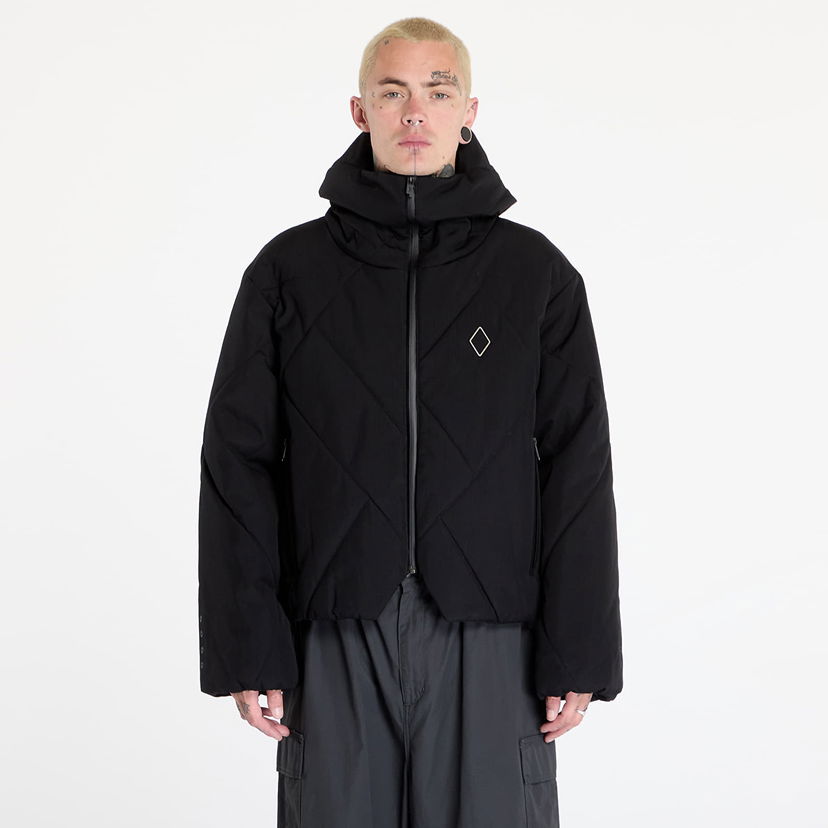 Puffer takki A-COLD-WALL* Shiro Hooded Puffer Jacket Black Musta | ACWMO261 Black