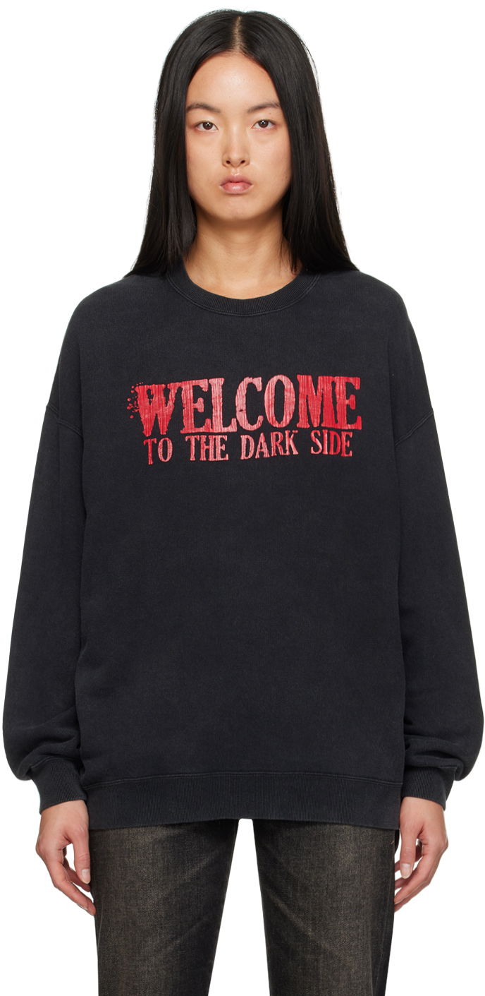 Huppari R13 R13 'Welcome To The Dark Side' Sweatshirt Musta | R13WK004-K103C