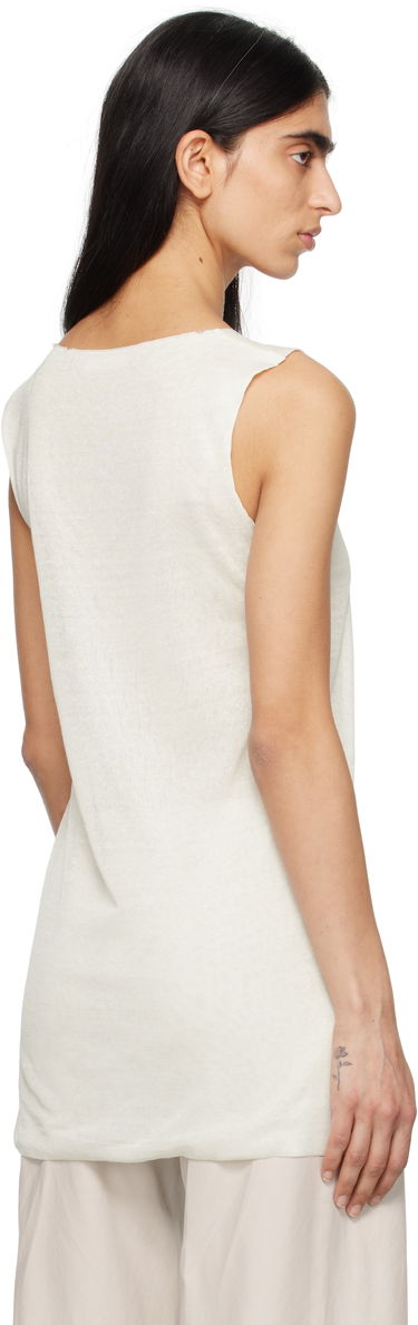 Tankkitoppi The Row The Row Jaylen Square Neck Tank Top Valkoinen | 8682-Y889, 2