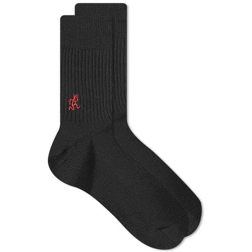 Sukat GRAMICCI Basic Crew Sock Musta | SX-M04-BLK