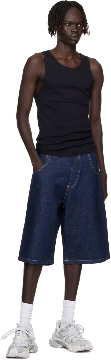 Tankkitoppi VETEMENTS Vetements Oval Logo Tank Top Musta | MH76TT120B, 3