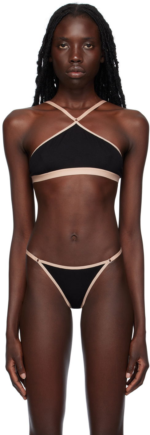 Rintaliivit Baserange Cross Strap Bra Musta | BRLI-BL-AU23