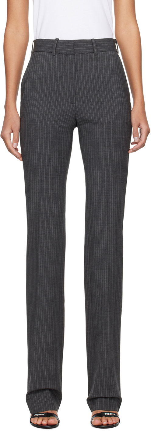 Housut Coperni Coperni Pinstripe Tailored Trousers Harmaa | COPP76140