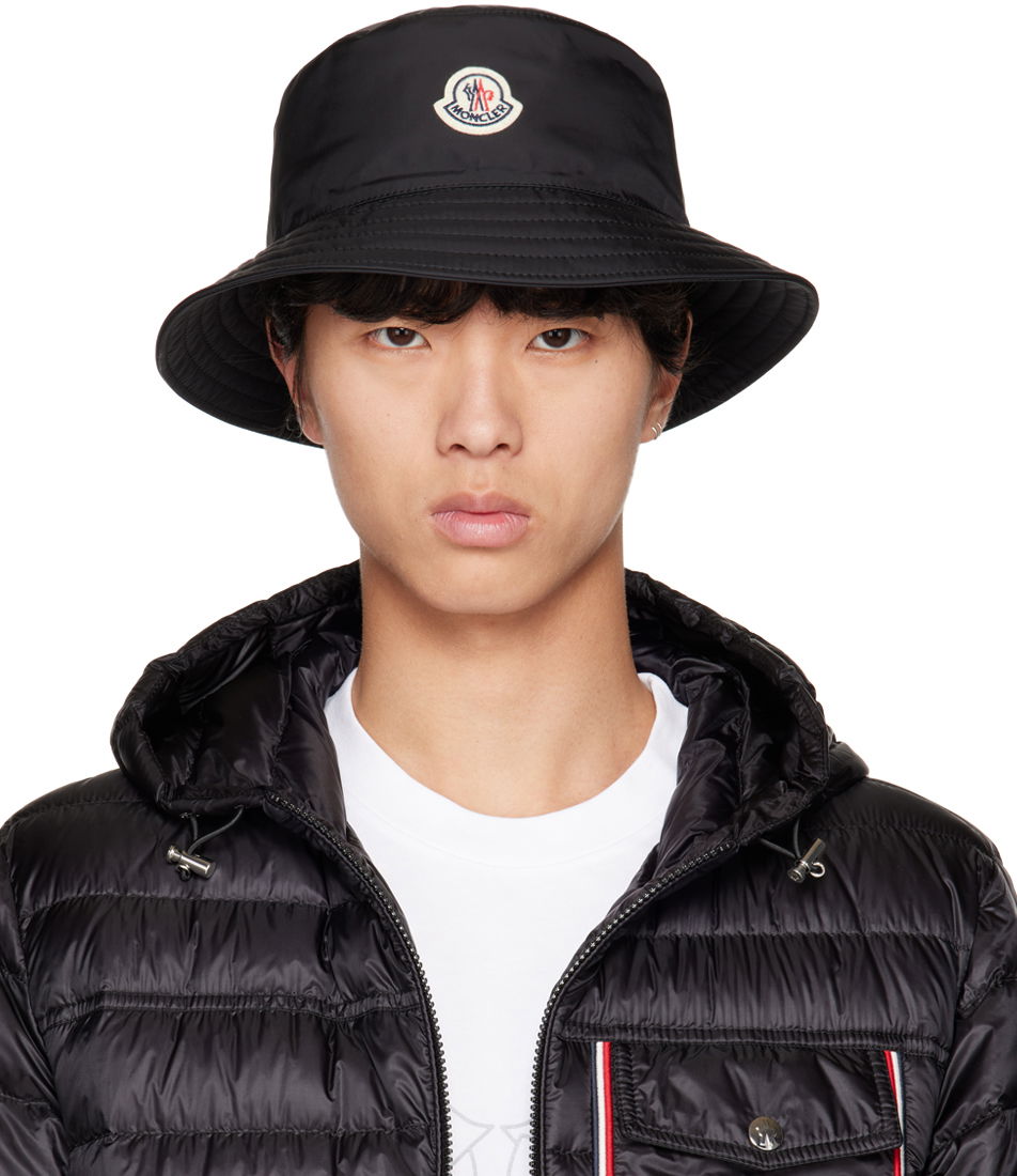 Hattu Moncler Logo Bucket Hat Musta | I0913B0000368352, 0