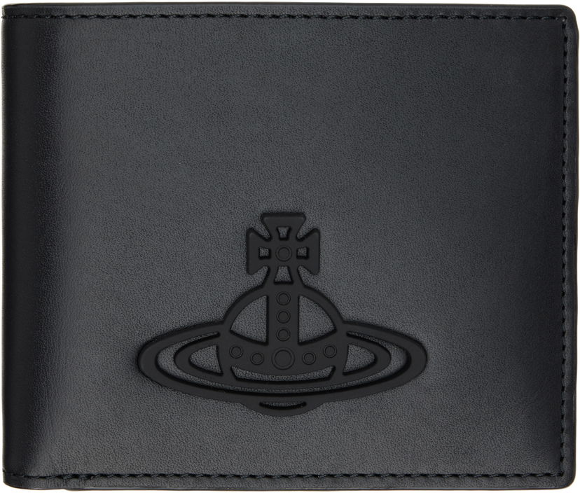 Lompakko Vivienne Westwood Vivienne Westwood Leather Bifold Wallet with Orb Musta | 5107004LM-L00AR-