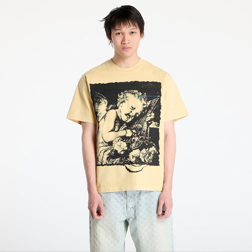 T-paita Awake NY Awake NY Cherub Cities T-Shirt Keltainen | AWK-SU25-TP007-REED