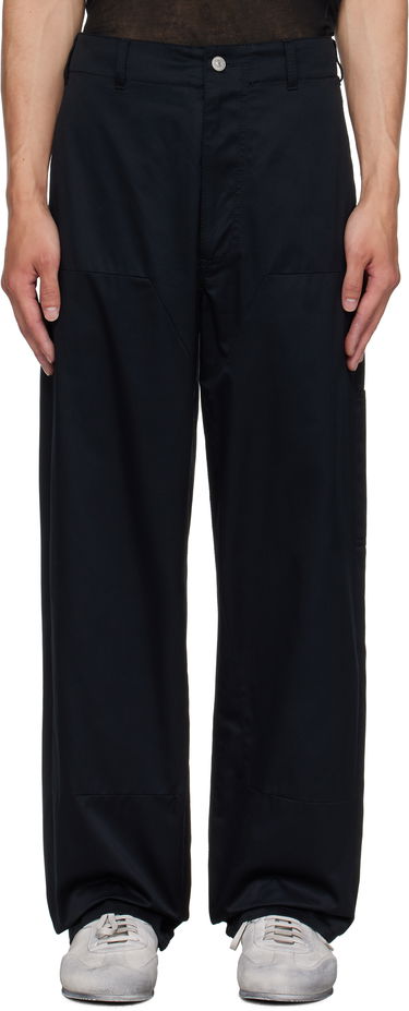 Housut Maison Margiela MM6 Maison Margiela Cotton Trousers Musta | SH0KA0046 M35368, 0