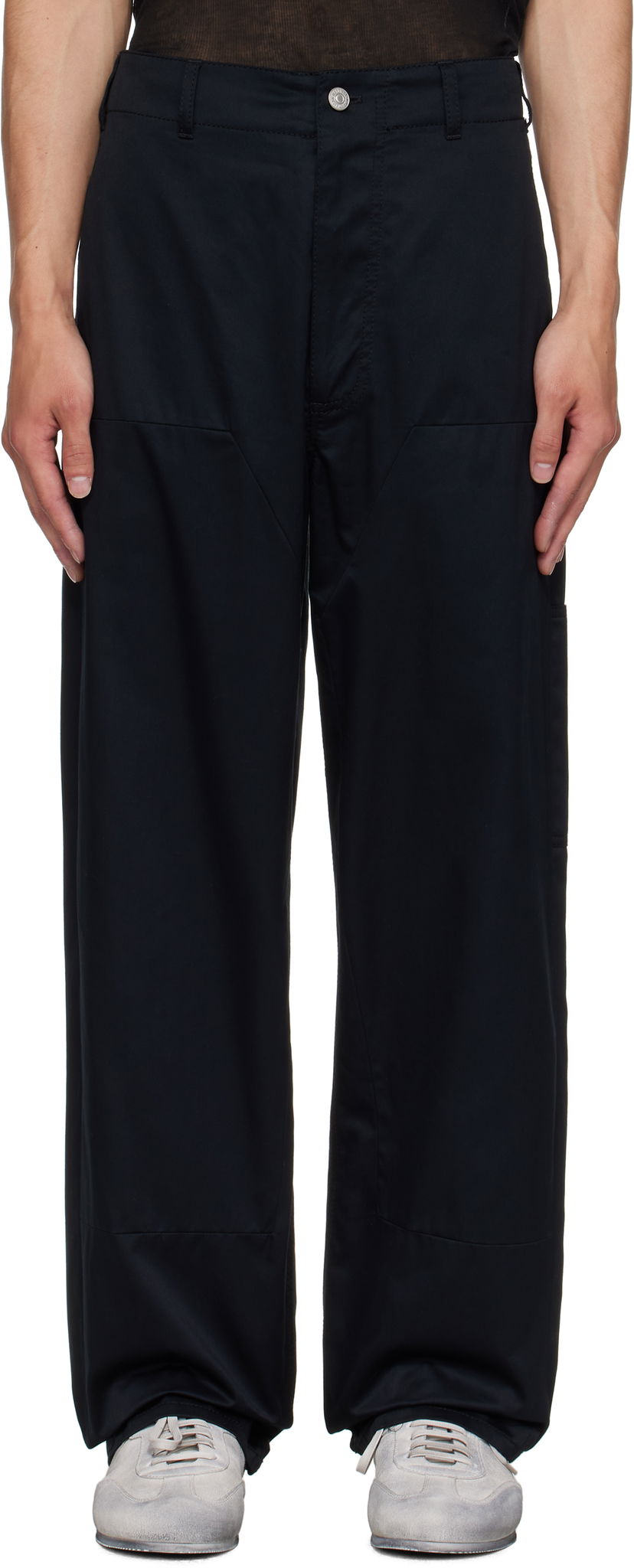 Housut Maison Margiela MM6 Maison Margiela Cotton Trousers Musta | SH0KA0046 M35368
