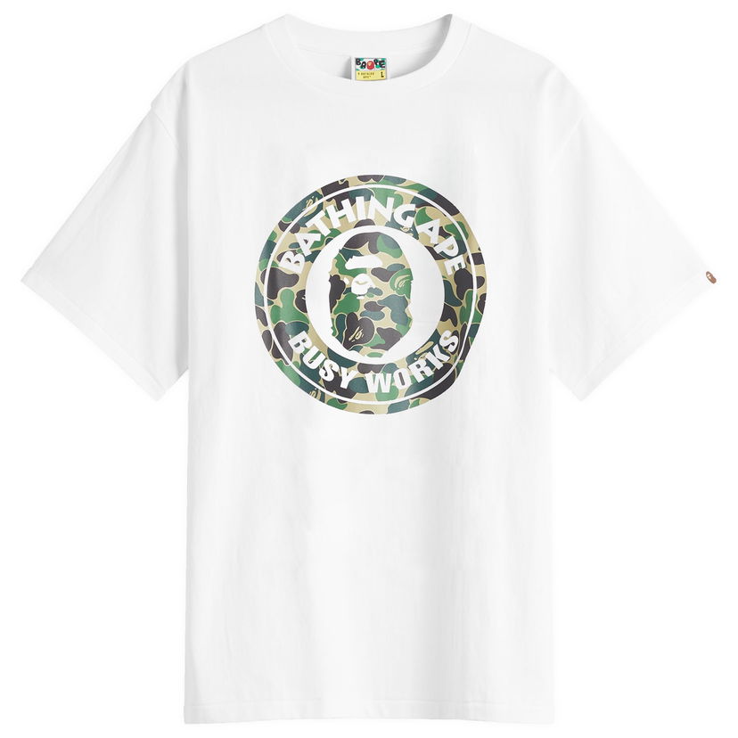 T-paita BAPE Abc Camo Busy Works Tee Large Valkoinen | 001TEL301006M-WGN