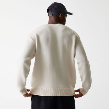 Villapaita New Era New Era NBA LA Lakers Oversized Knit Sweater Beige | 60684350, 7