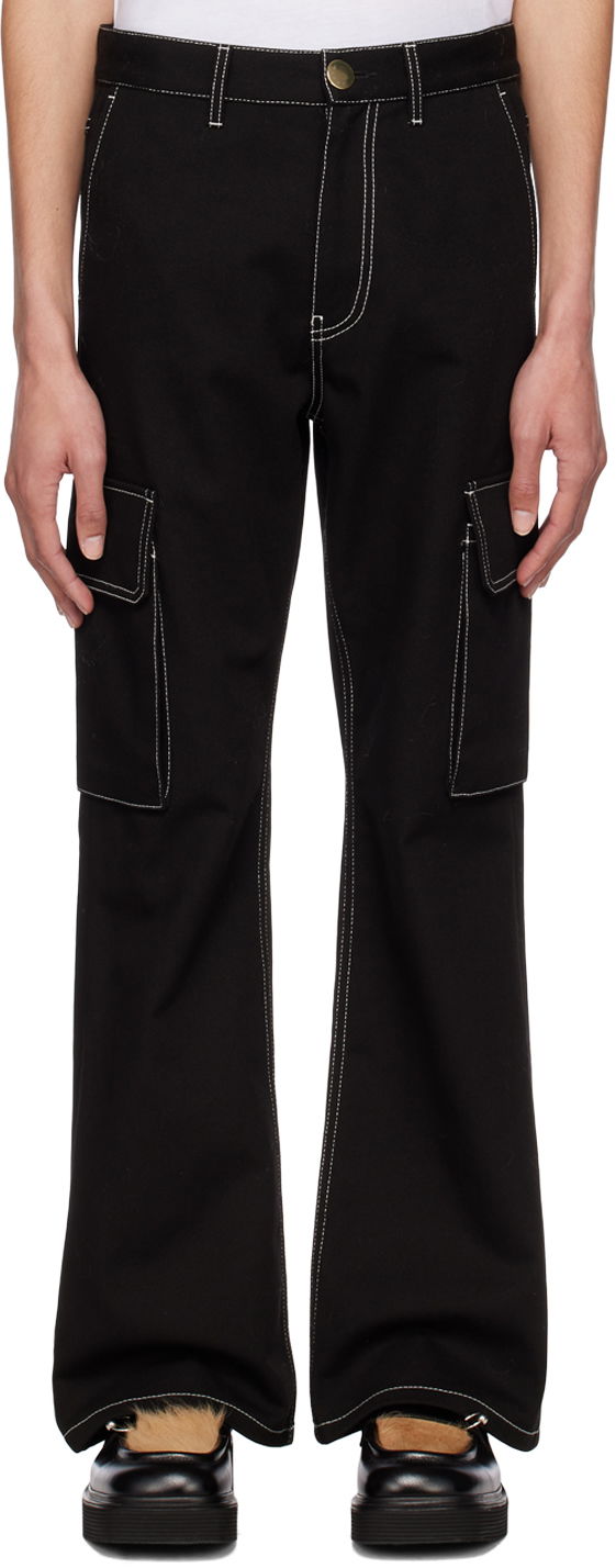 Cargo housut Marni Marni Flared Cargo Pants Musta | PUMU0217A0 TCX17