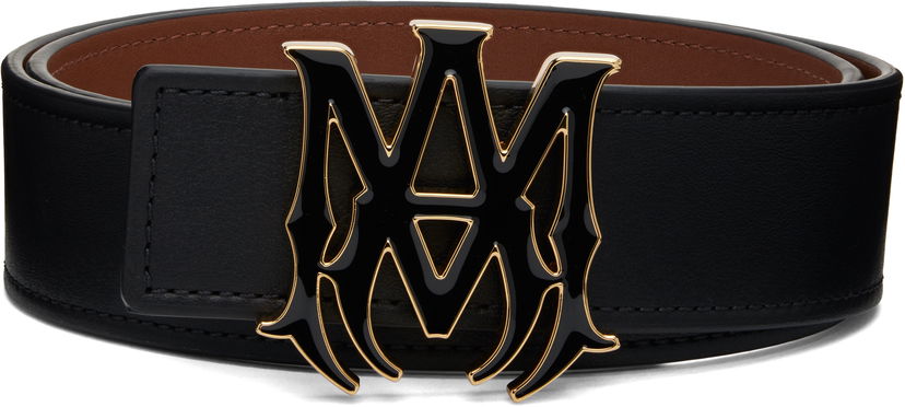 Vyöt AMIRI AMIRI MA 4CM Enamel Belt Musta | AMACBL1027