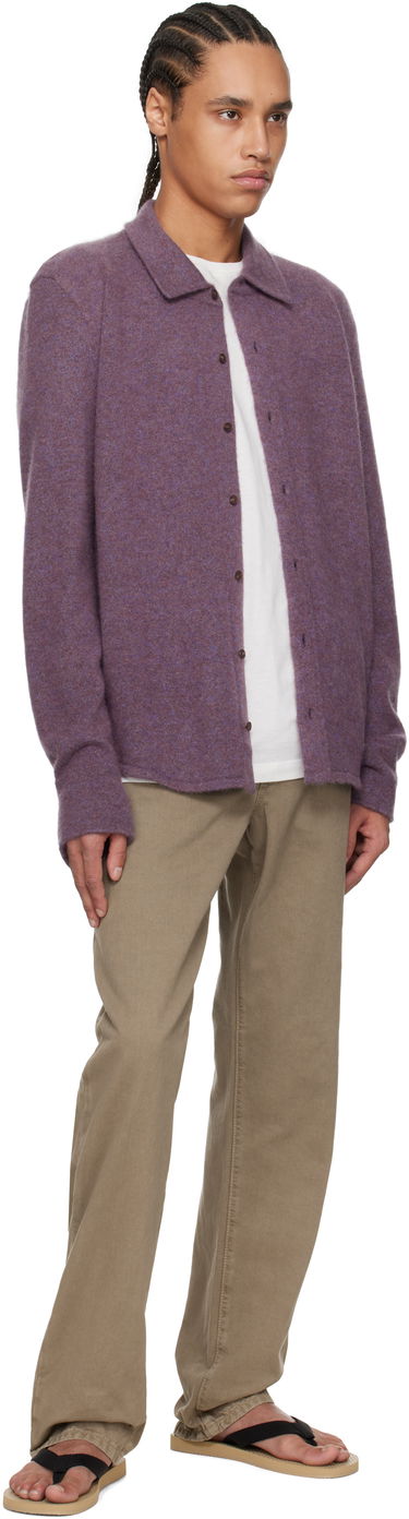 Villapaita The Row The Row Lautaro Cardigan Violetti | 883-Y363, 3