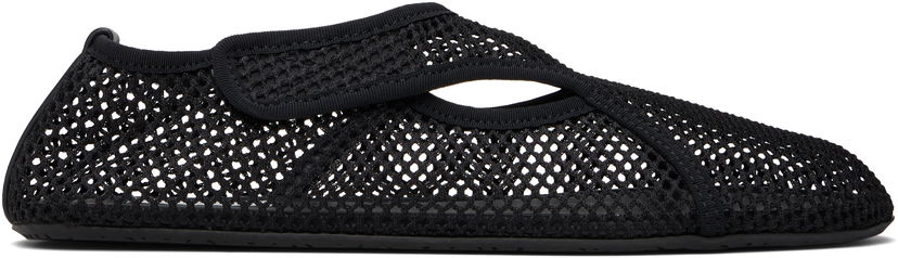 Tennarit ja kengät Alaïa ALAÏA Fishnet Ballerina Flats Musta | AA3A065TK050