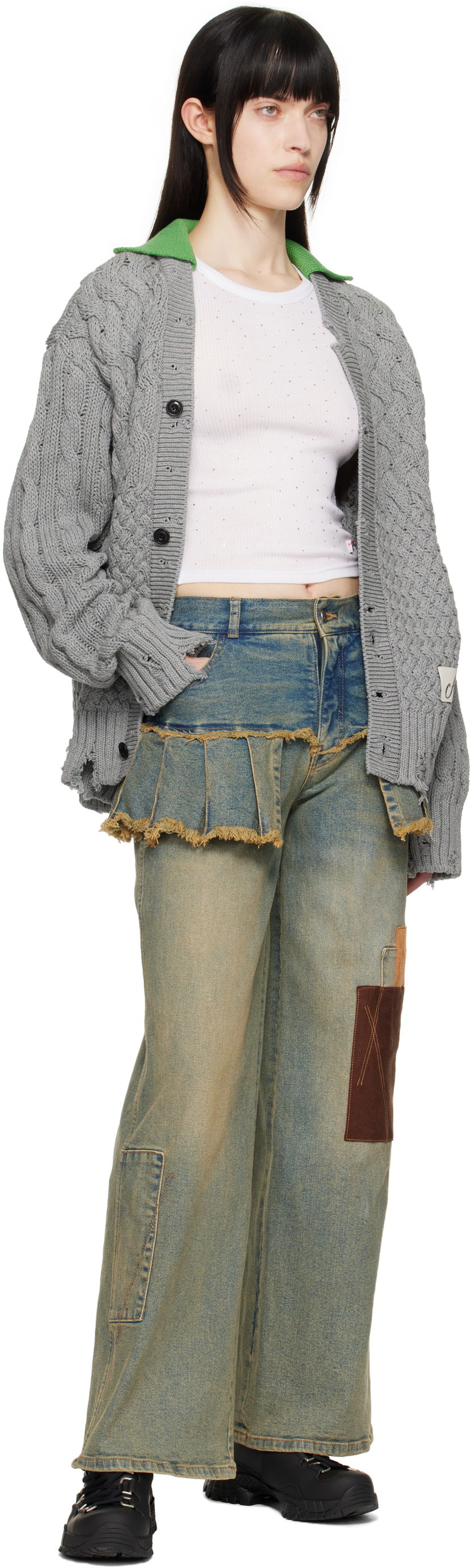 Jeans Andersson Bell Andersson Bell Trainer Diagonale Harmaa | aaa429u