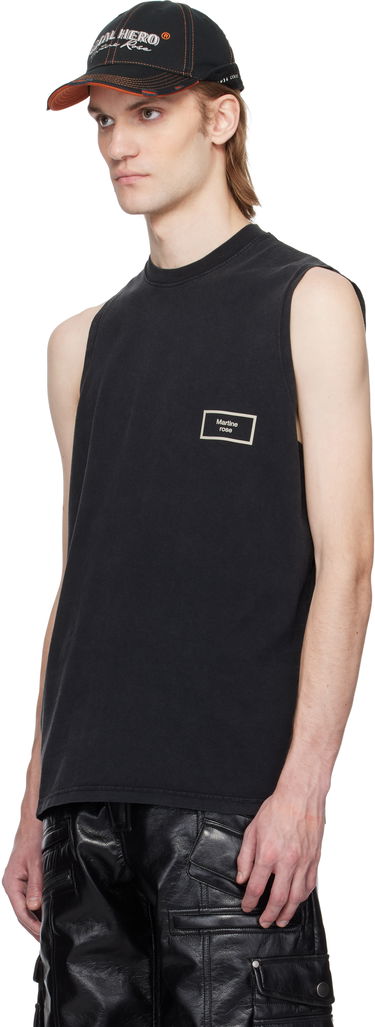 Tankkitoppi Martine Rose Martine Rose Logo Tank Top Musta | 622JE01002B, 3